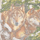 Vintage 1990s Two Wolves Cartoon Graphic Print Crewneck Sweatshirt Men's L from propervintagecanada