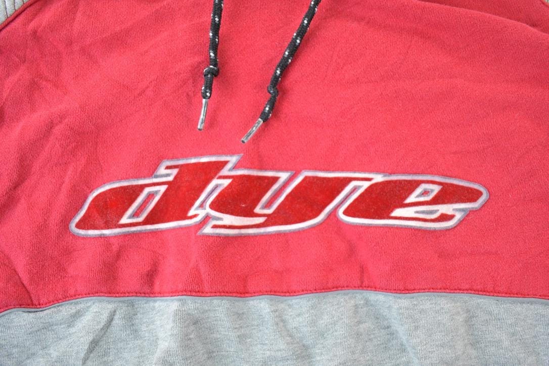 Vintage 1990s Tye Paintball Souvenir Hoodie Sweatshirt Made In USA Men's Large from propervintagecanada