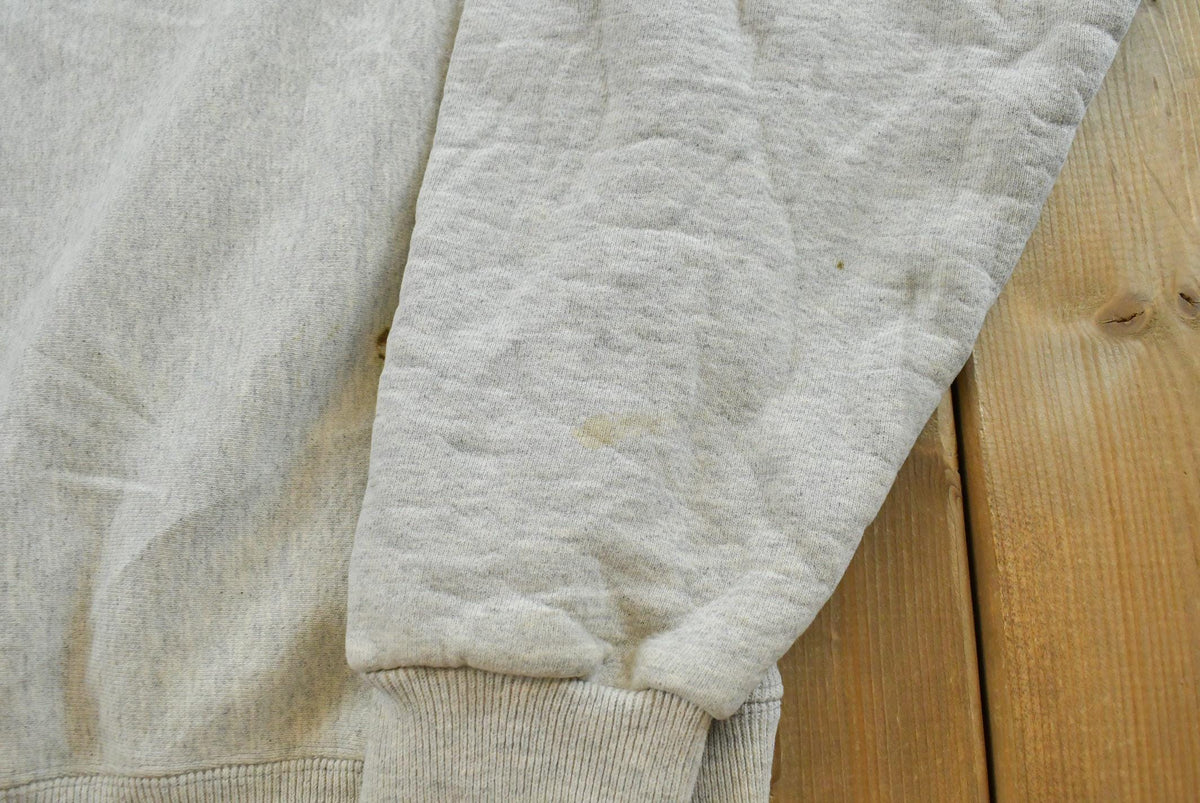 Vintage 1990s UMass Off Campus Reverse Weave Collegiate Crewneck Sweatshirt Men's L / NCAA / Boston Massachusetts / University / Made in USA from propervintagecanada