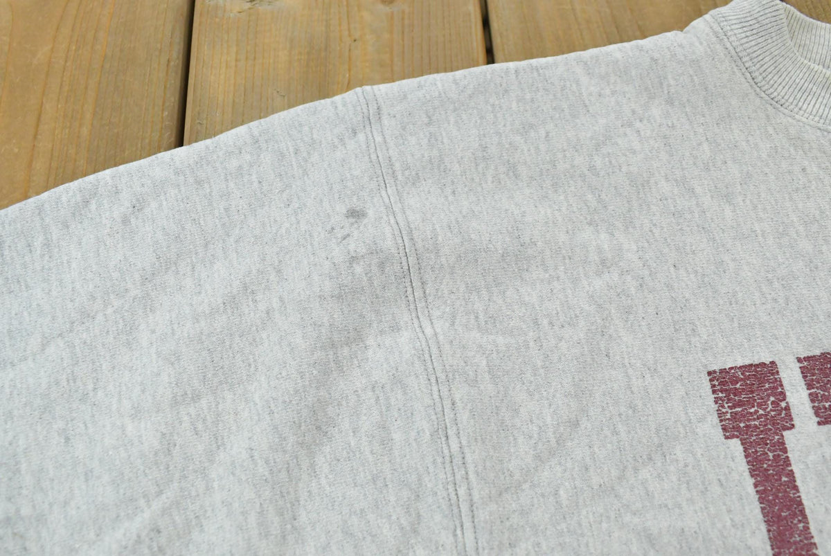 Vintage 1990s UMass Off Campus Reverse Weave Collegiate Crewneck Sweatshirt Men's L / NCAA / Boston Massachusetts / University / Made in USA from propervintagecanada