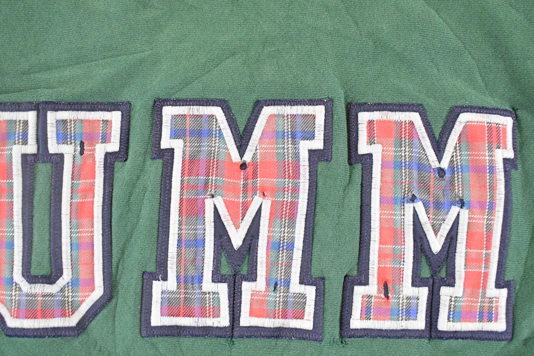 Vintage 1990s UMM Jansport Souvenir Crossgrain Crewneck Sweatshirt Men's L / 90's Tourist Vacation Graphic Sweater from propervintagecanada