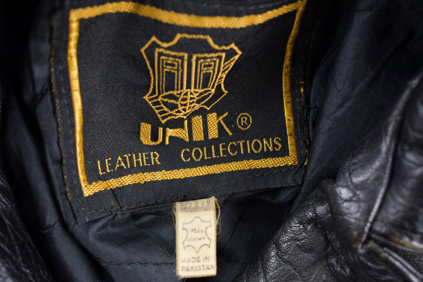 Vintage 1990s Unik Fringe Leather Jacket Men's Large from propervintagecanada