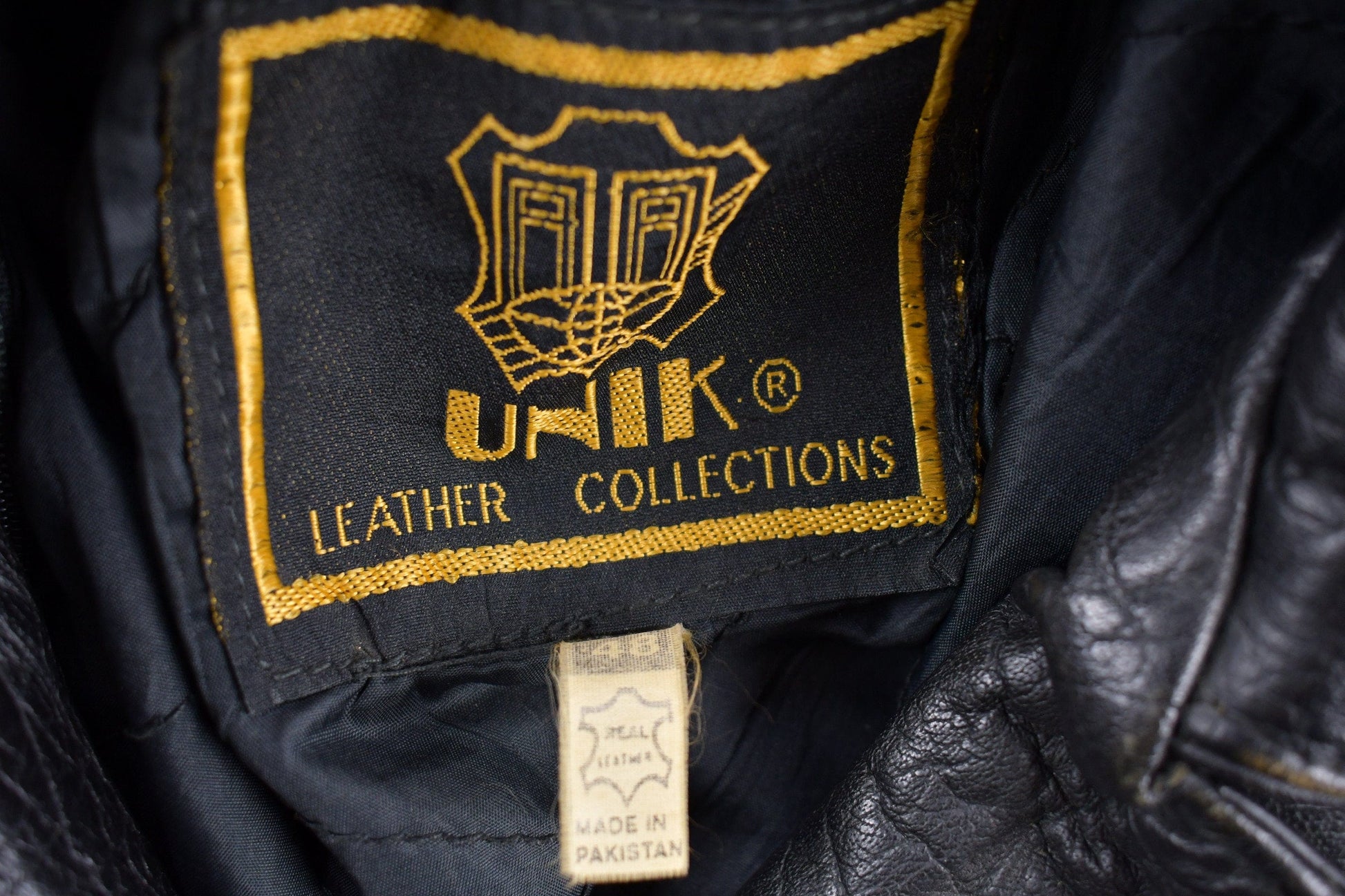 Vintage 1990s Unik Fringe Leather Jacket Men's Large from propervintagecanada