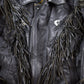 Vintage 1990s Unik Fringe Leather Jacket Men's Large from propervintagecanada