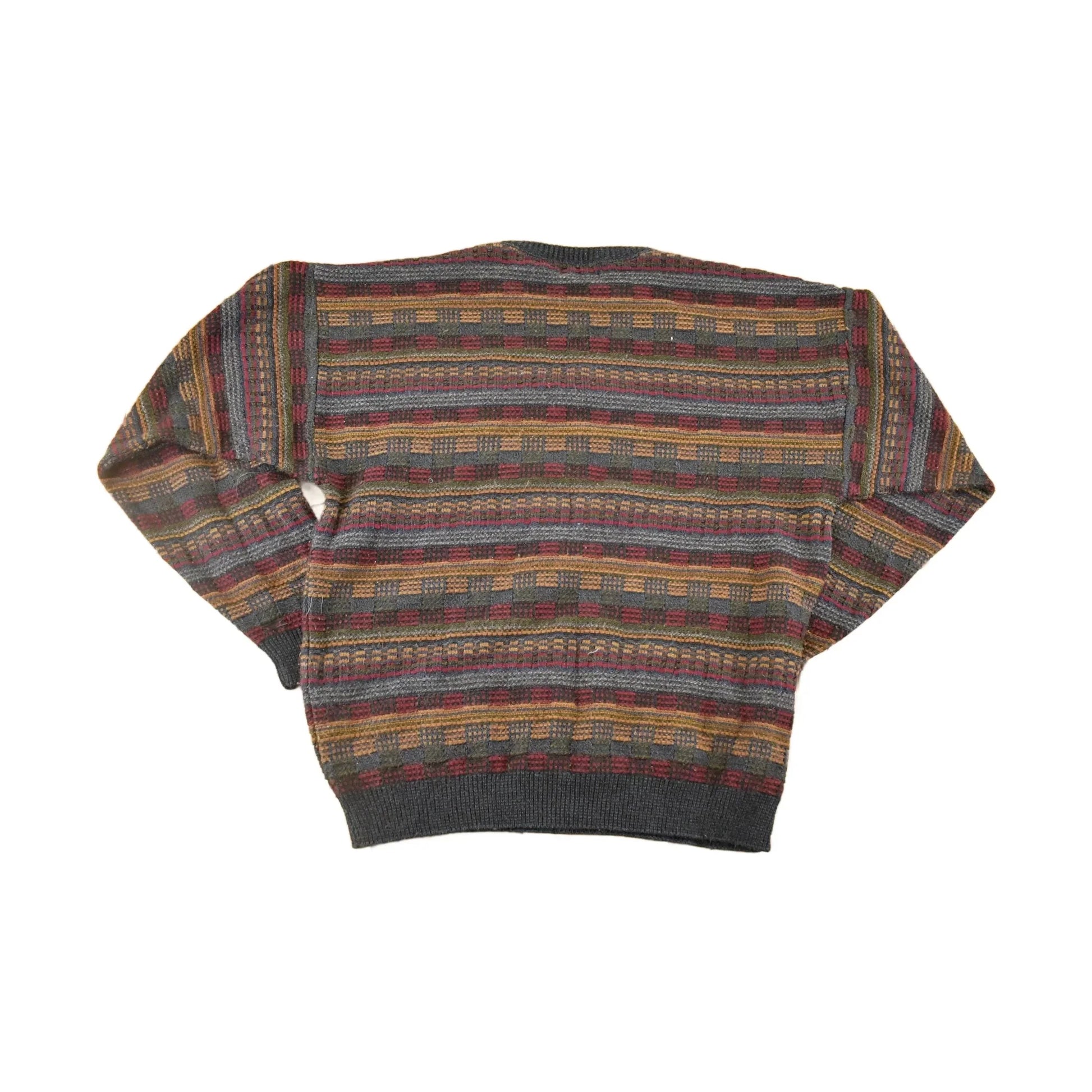 Vintage 1990s United Abstract Knit Sweater Men's M from propervintagecanada