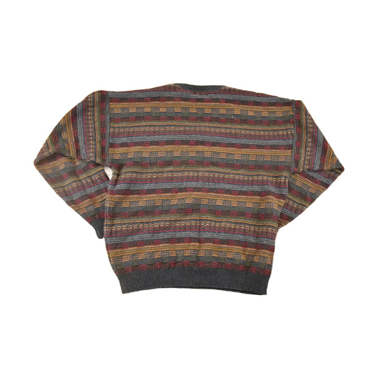 Vintage 1990s United Abstract Knit Sweater Men's M from propervintagecanada