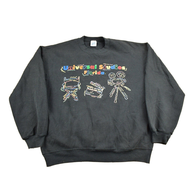 Vintage 1990s Universal Studios Florida Crewneck Sweatshirt Men's Large from propervintagecanada