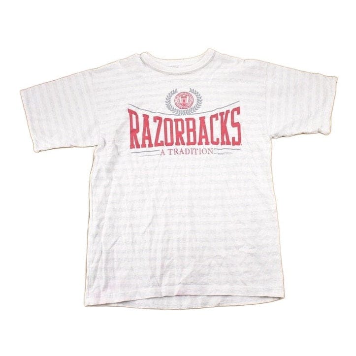 Vintage 1990s University Of Arkansas Razorbacks Collegiate T-Shirt Men's XL from propervintagecanada