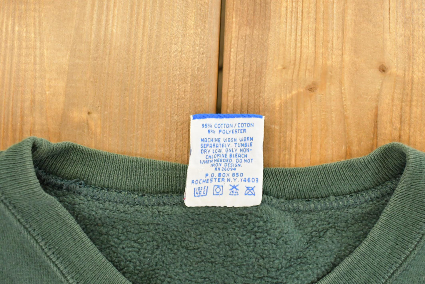 Vintage 1990s University of Binghamton Collegiate Crewneck Sweatshirt Men's Large from propervintagecanada