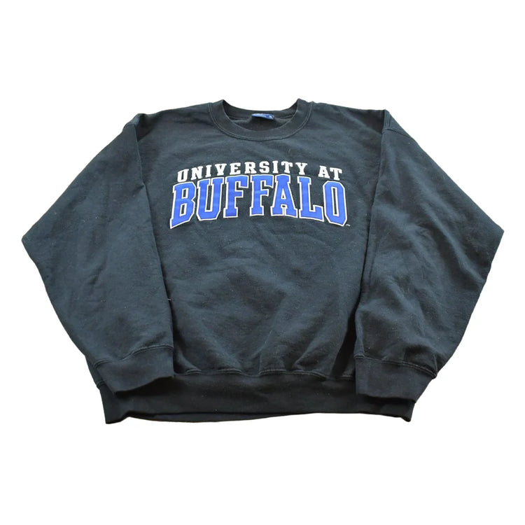 Vintage 1990s University Of Buffalo Collegiate Crewneck Mens XL from propervintagecanada