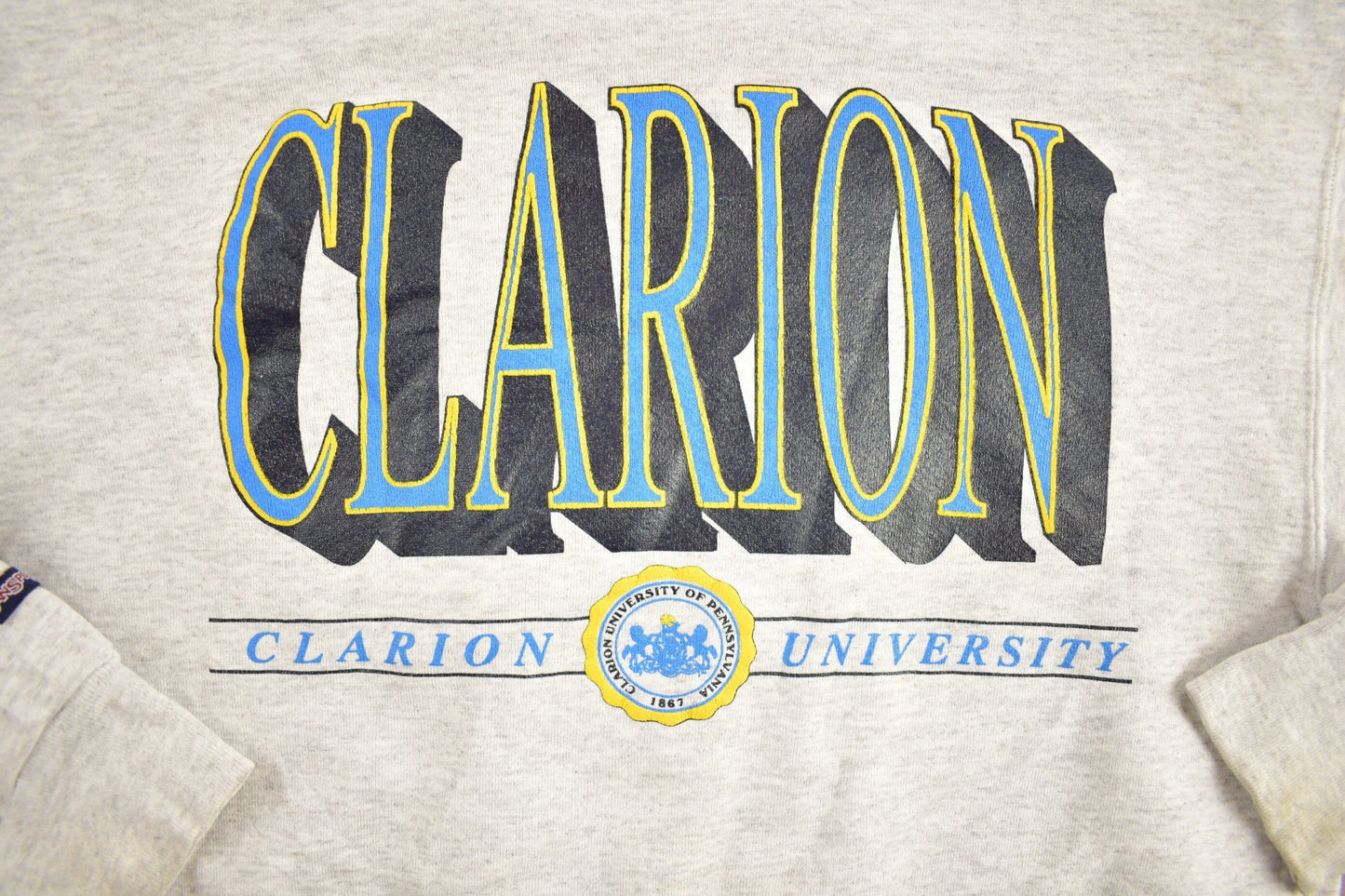 Vintage 1990s University Of Clarion Crewneck Men's Large from propervintagecanada