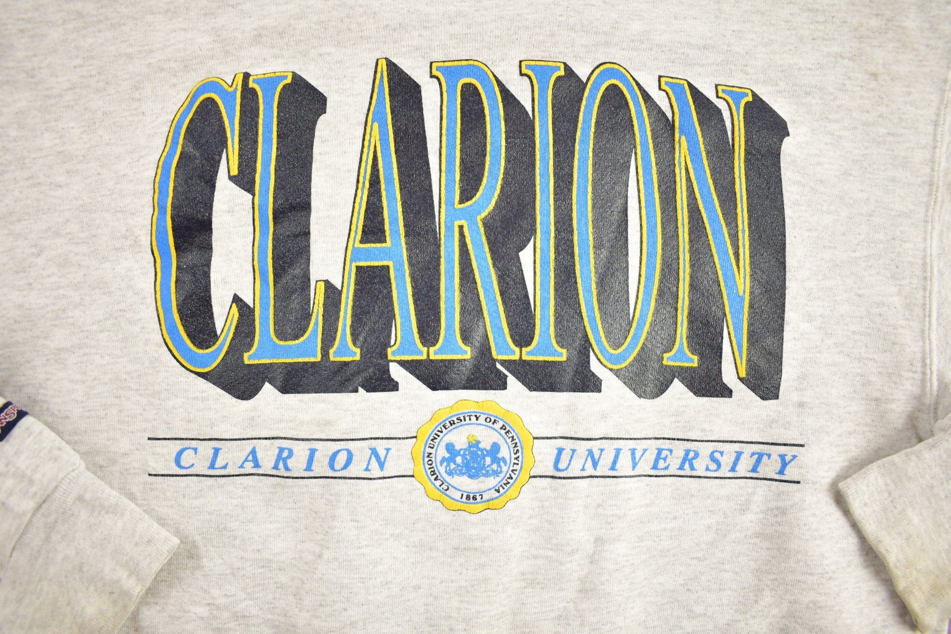 Vintage 1990s University Of Clarion Crewneck Men's Large from propervintagecanada
