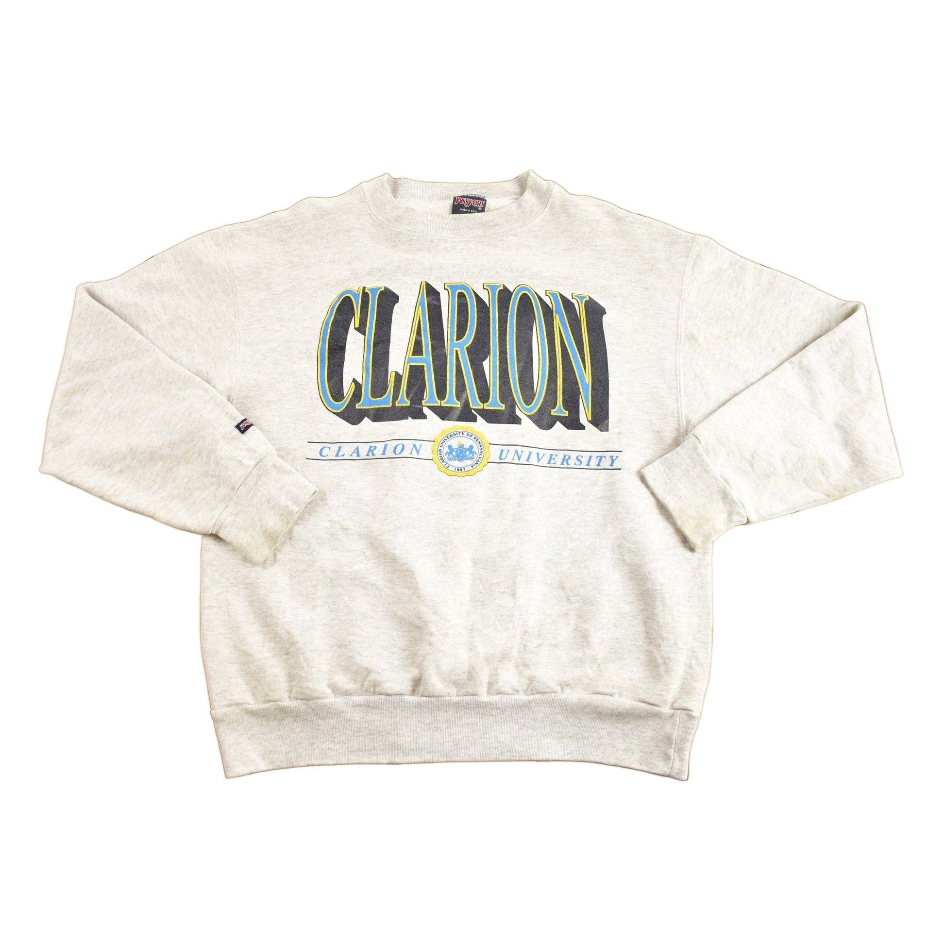 Vintage 1990s University Of Clarion Crewneck Men's Large from propervintagecanada