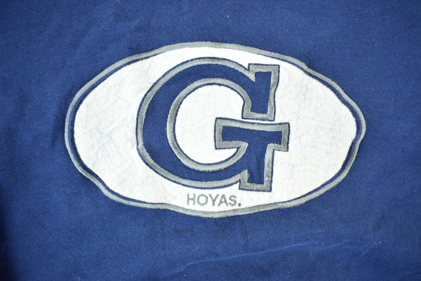 Vintage 1990s University of Georgetown Hoya's Collegiate Crewneck Sweatshirt Men's Large from propervintagecanada