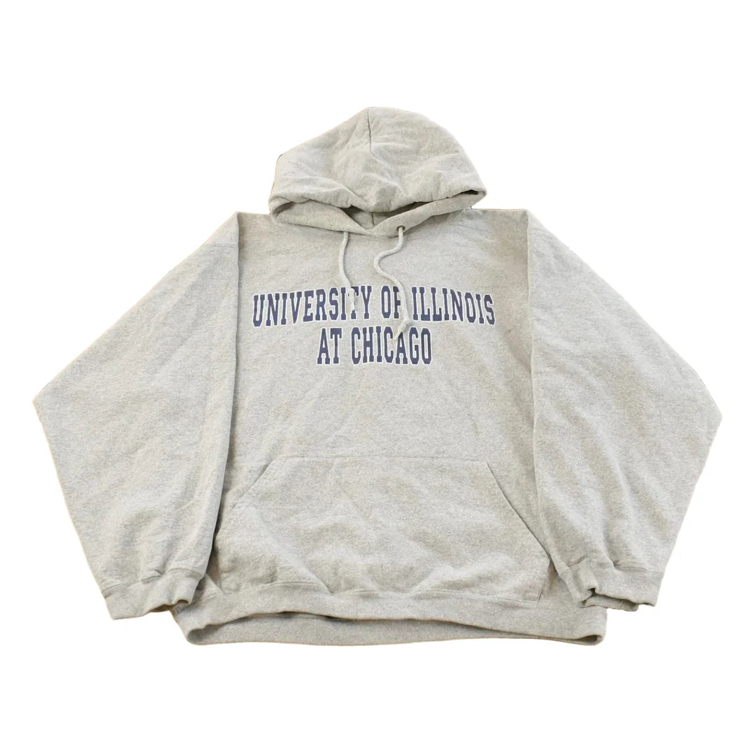 Vintage 1990s University of Illinois at Chicago Collegiate Hoodie Sweatshirt Men's M from propervintagecanada