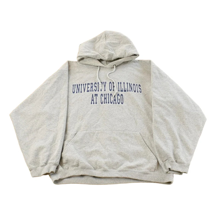Vintage 1990s University of Illinois at Chicago Collegiate Hoodie Sweatshirt Men's M from propervintagecanada
