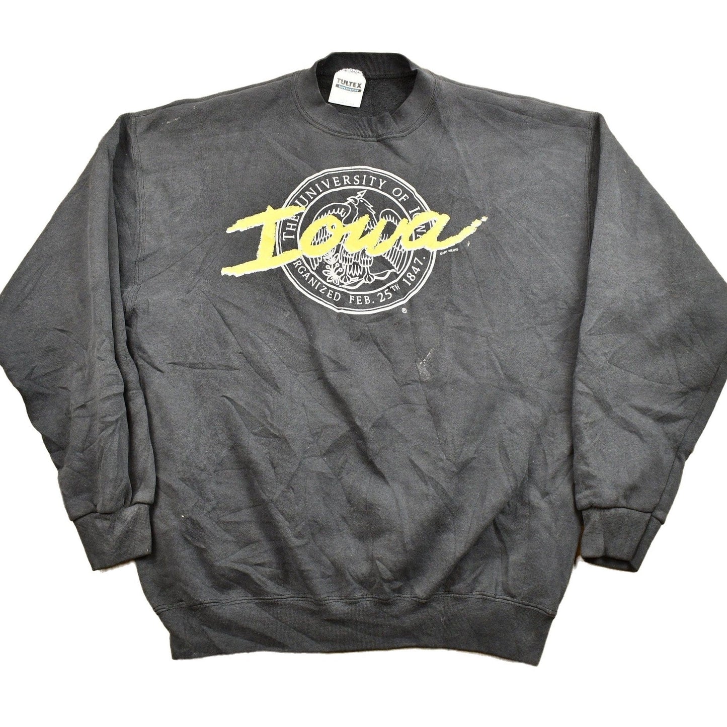 Vintage 1990s University of Iowa Collegiate Crewneck Men's L from propervintagecanada