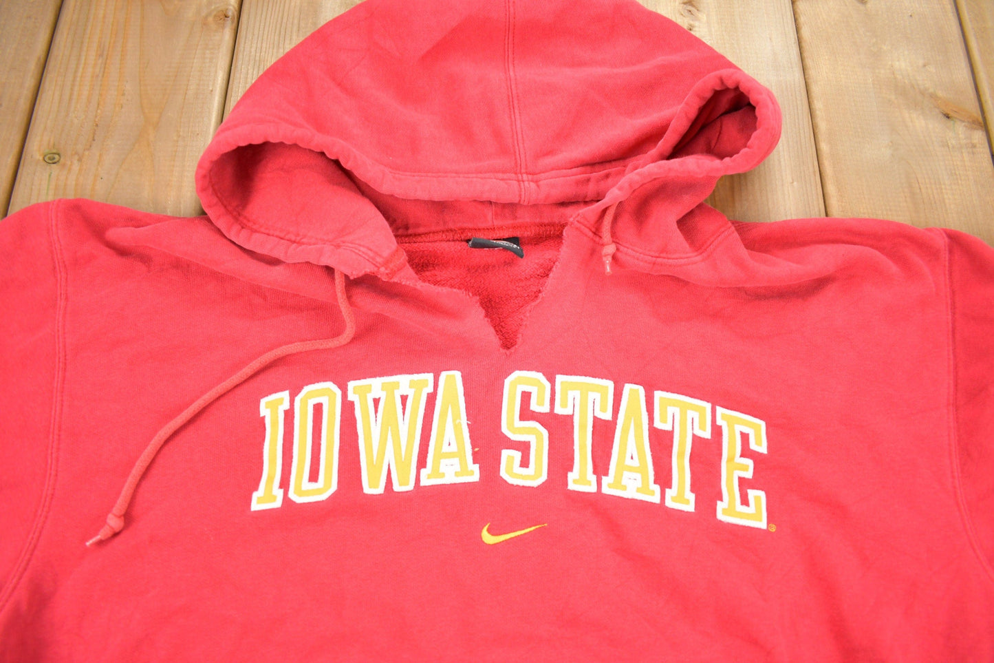 Vintage 1990s University of Iowa State Collegiate Nike Hoodie Men's Medium from propervintagecanada