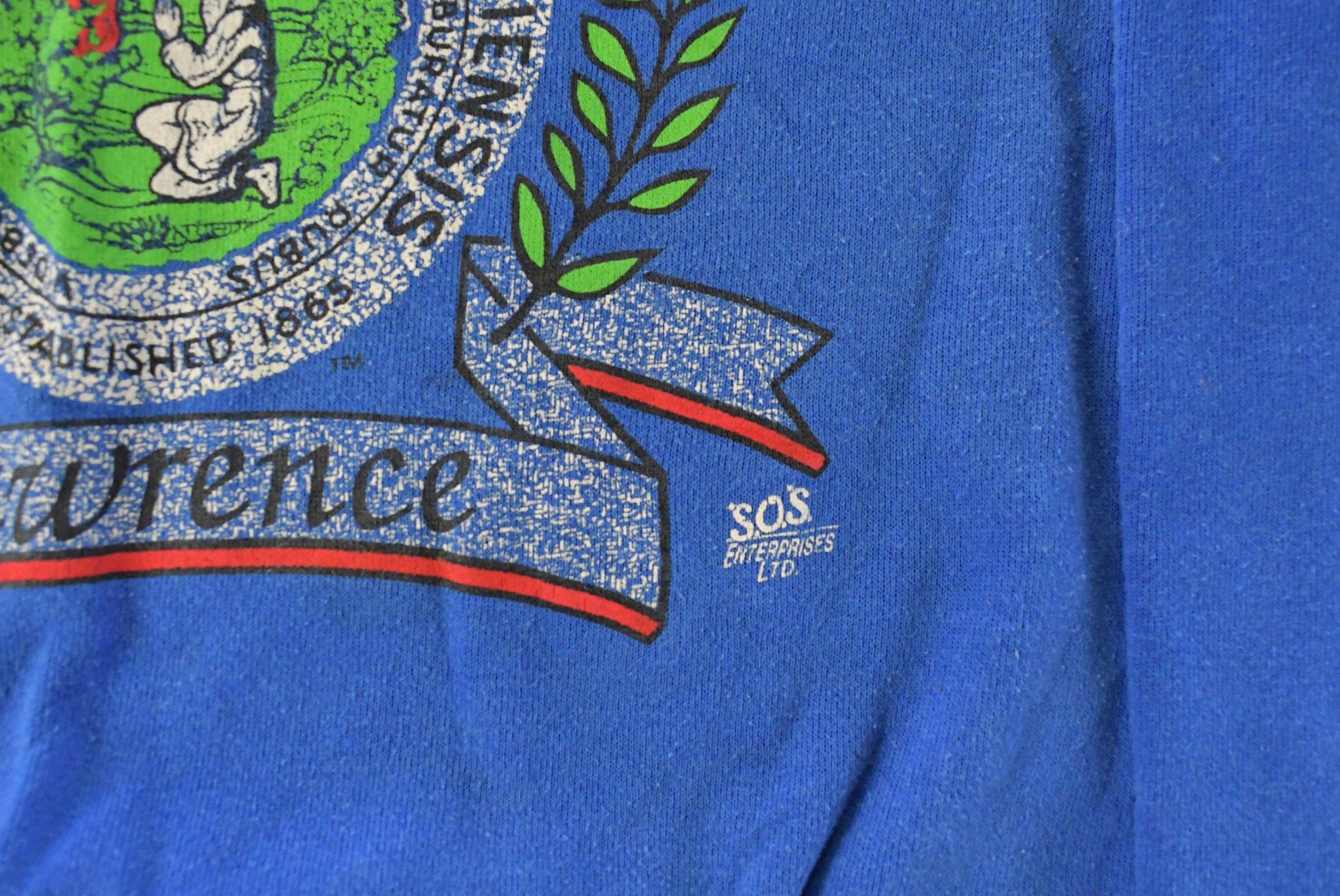 Vintage 1990s University Of Kansas Collegiate Crewneck Sweatshirt Men's XL from propervintagecanada