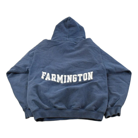 Vintage 1990s University of Maine at Farmington Hoodie Sweatshirt Mens S from propervintagecanada