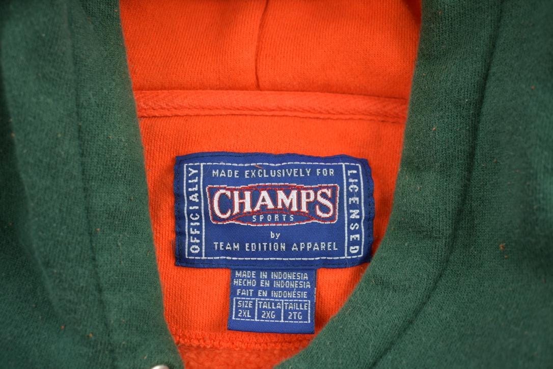 Vintage 1990s University of Miami Collegiate Hoodie Men's 2XL from propervintagecanada