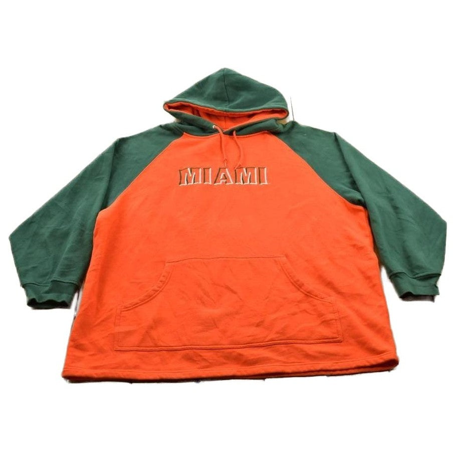 Vintage 1990s University of Miami Collegiate Hoodie Men's 2XL from propervintagecanada