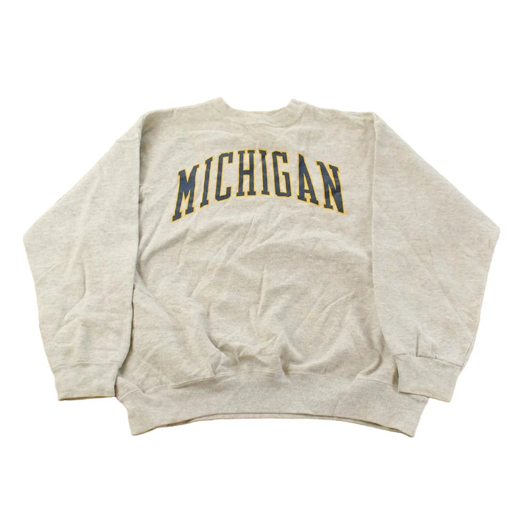Vintage 1990s University Of Michigan Collegiate Crewneck Sweatshirt Men's Large from propervintagecanada