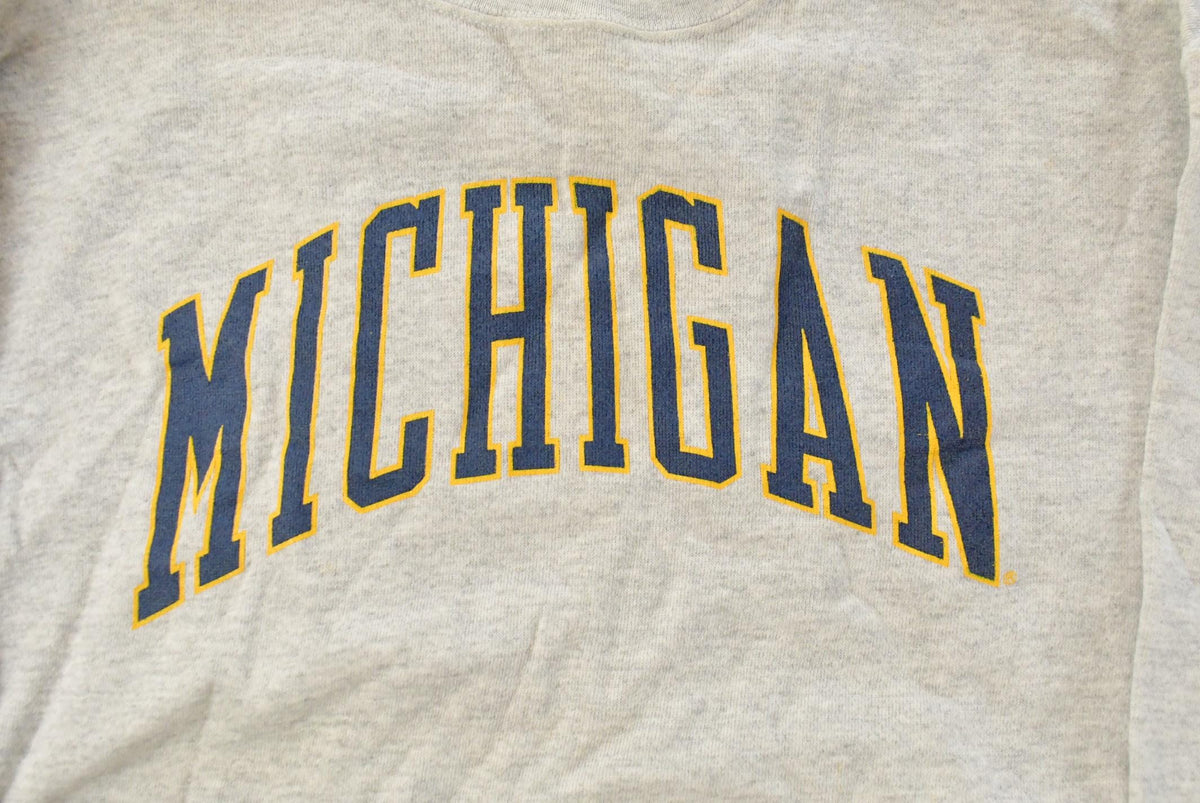 Vintage 1990s University Of Michigan Collegiate Crewneck Sweatshirt Men's Large from propervintagecanada