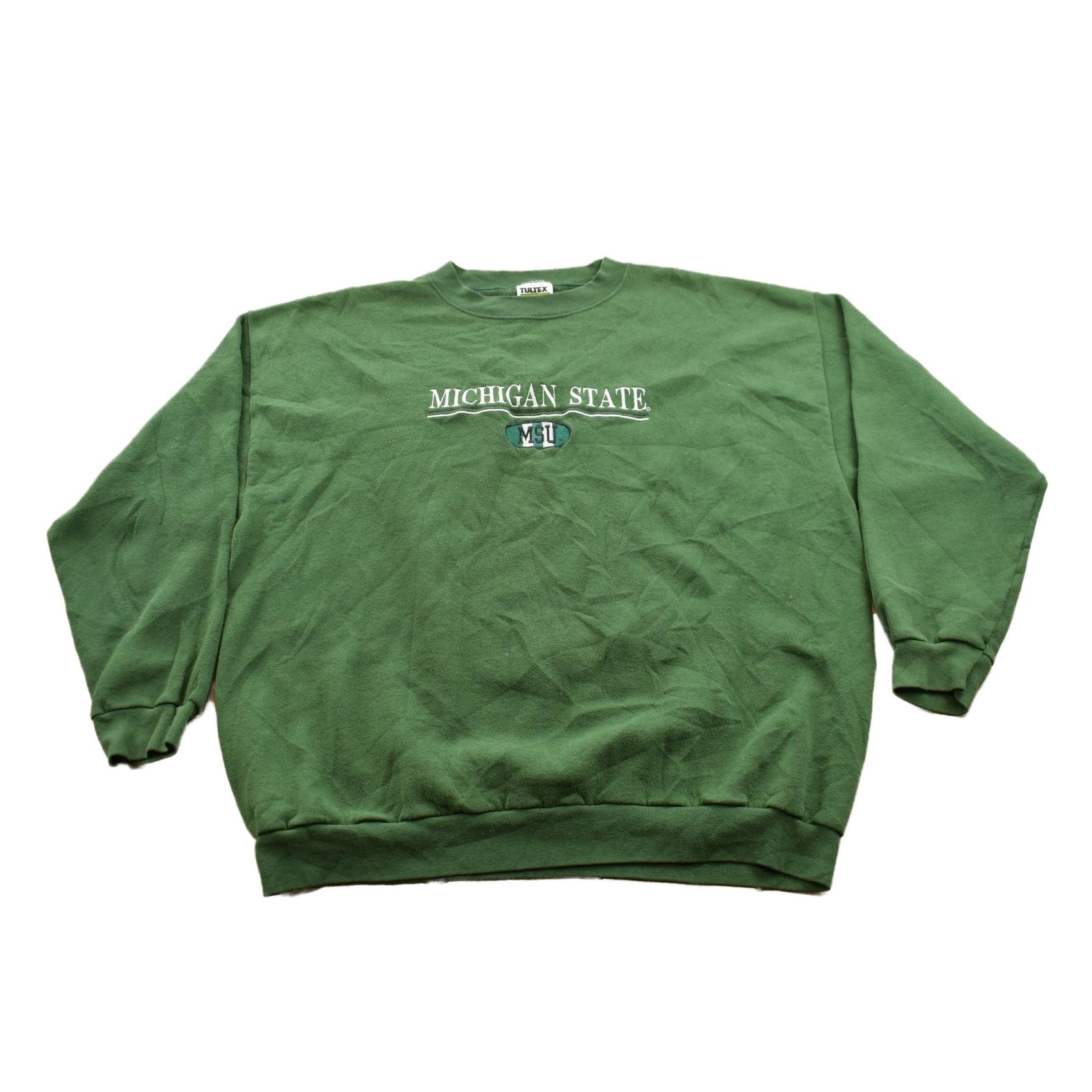 Vintage 1990s University Of Michigan State Collegiate Crewneck Men's 2XL from propervintagecanada