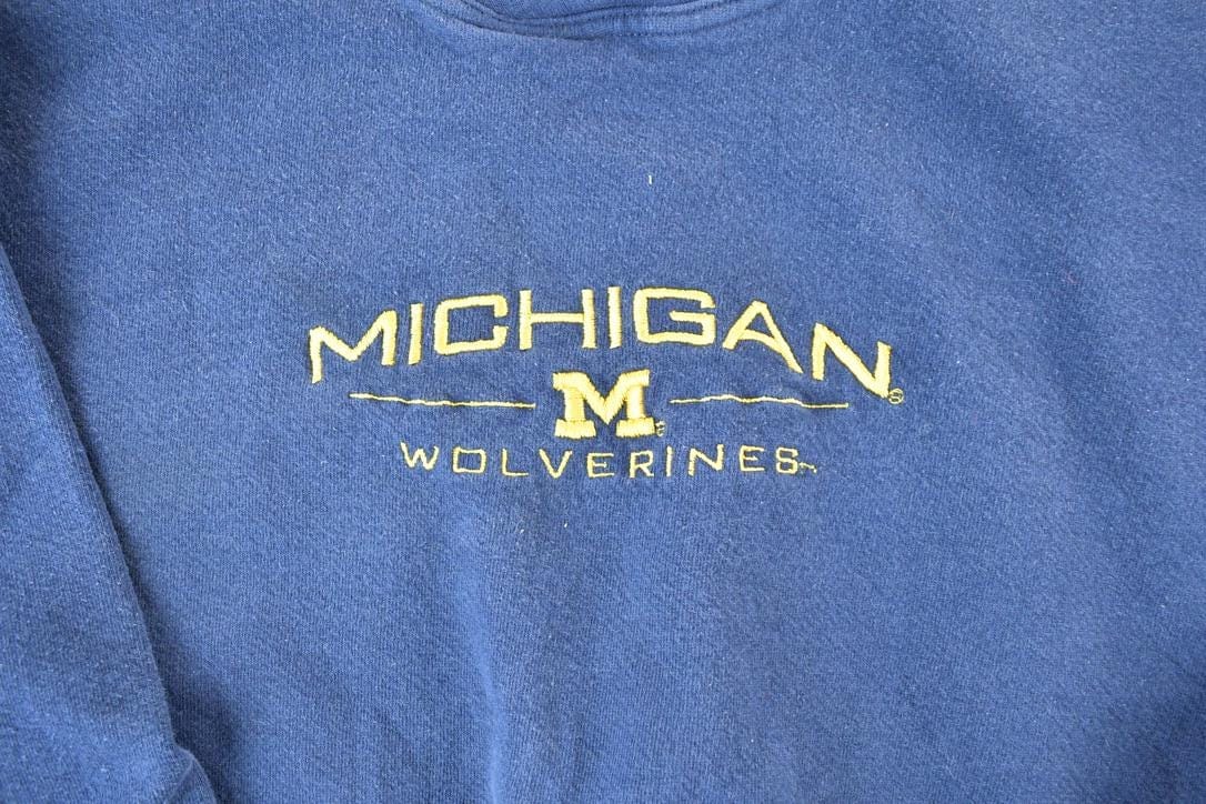 Vintage 1990s University Of Michigan Wolverines Collegiate Crewneck Made In USA Men's Large from propervintagecanada