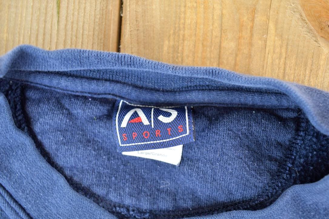 Vintage 1990s University Of Michigan Wolverines Collegiate Crewneck Made In USA Men's Large from propervintagecanada