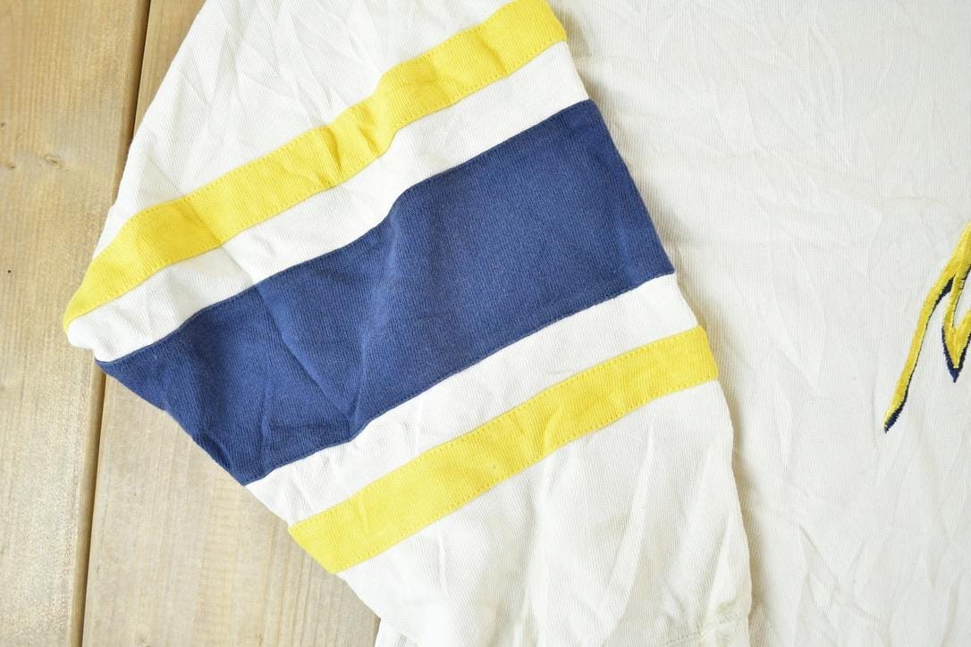 Vintage 1990s University Of Michigan Wolverines Collegiate Crewneck Made In USA Men's XL from propervintagecanada