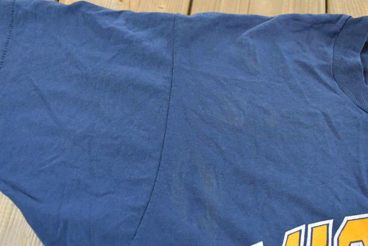 Vintage 1990s University of Michigan Wolverines Football Collegiate T-Shirt Mens XL from propervintagecanada