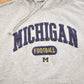 Vintage 1990s University of Michigan Wolverines NCAA Collegiate Hoodie Men's Large from propervintagecanada