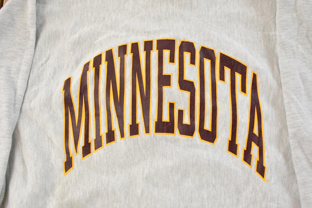 Vintage 1990s University of Minnesota Champion Reverse Weave Crewneck Sweatshirt Men's XL from propervintagecanada