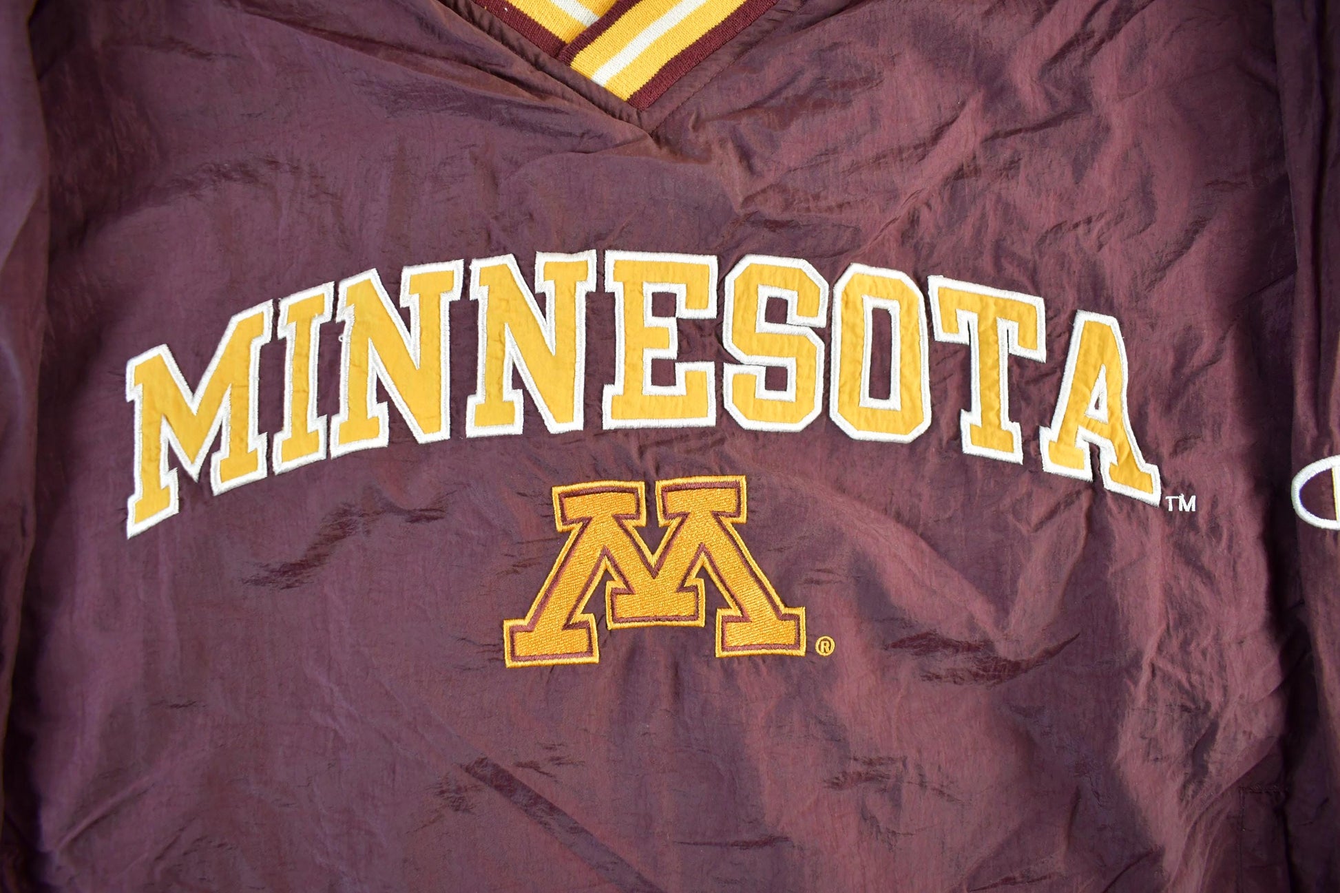 Vintage 1990s University of Minnesota Collegiate Pullover Windbreaker Men's 2XL from propervintagecanada