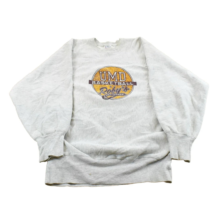 Vintage 1990s University Of Minnesota Duluth Basketball Champion Reverse Weave Crewneck Sweatshirt Men's XL from propervintagecanada