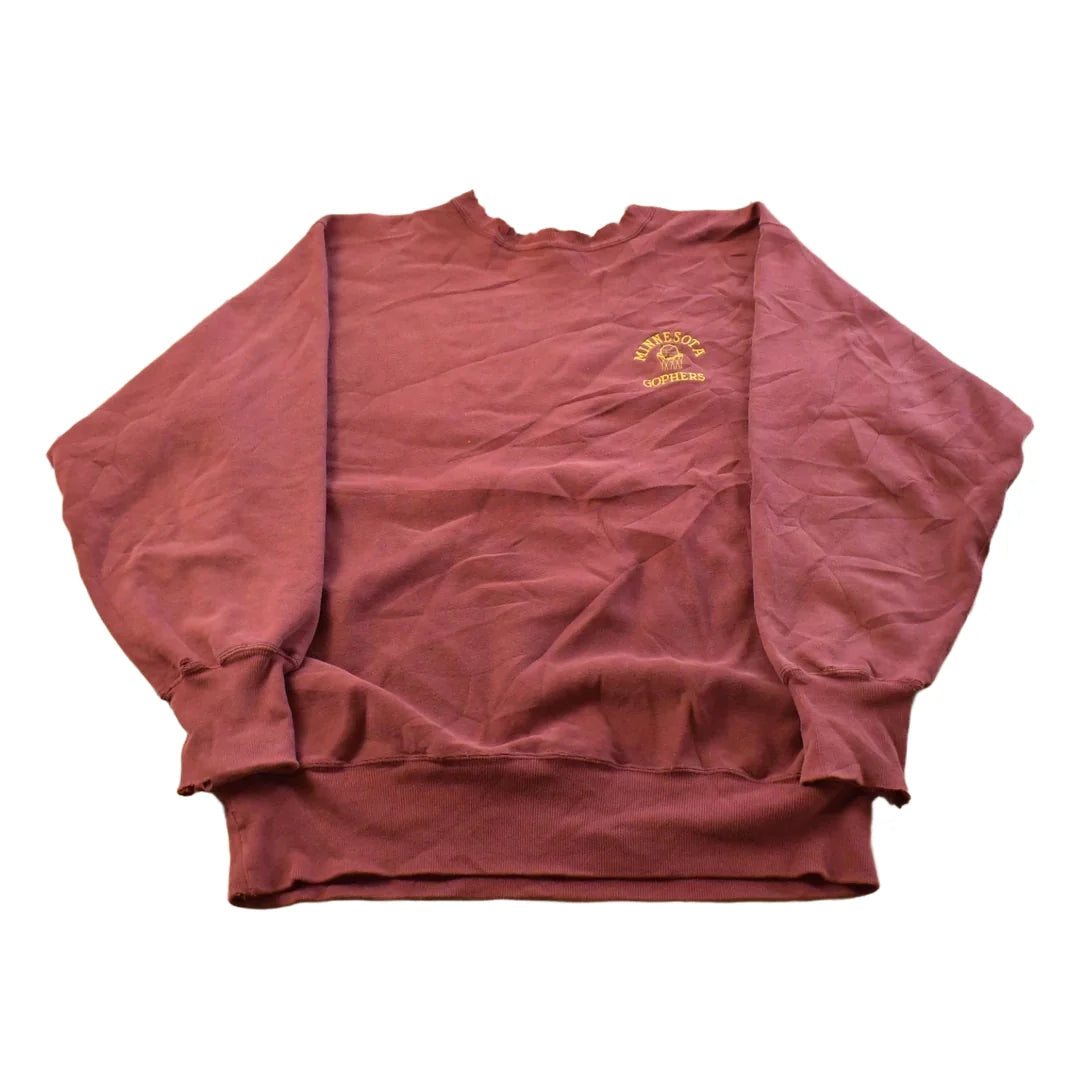 Vintage 1990s University of Minnesota Gophers Basketball Collegiate Champion Reverse Weave Crewneck Sweatshirt Men's 2XL from propervintagecanada