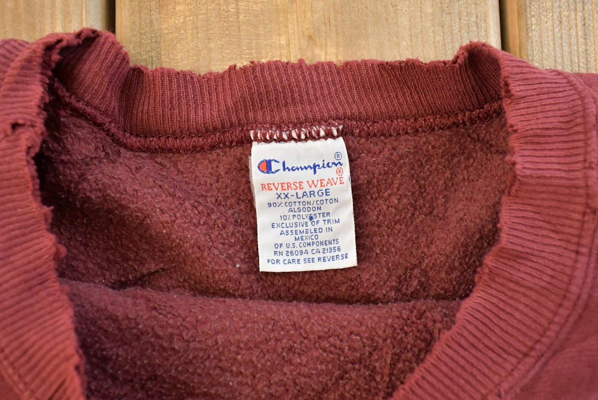 Vintage 1990s University of Minnesota Gophers Basketball Collegiate Champion Reverse Weave Crewneck Sweatshirt Men's 2XL from propervintagecanada