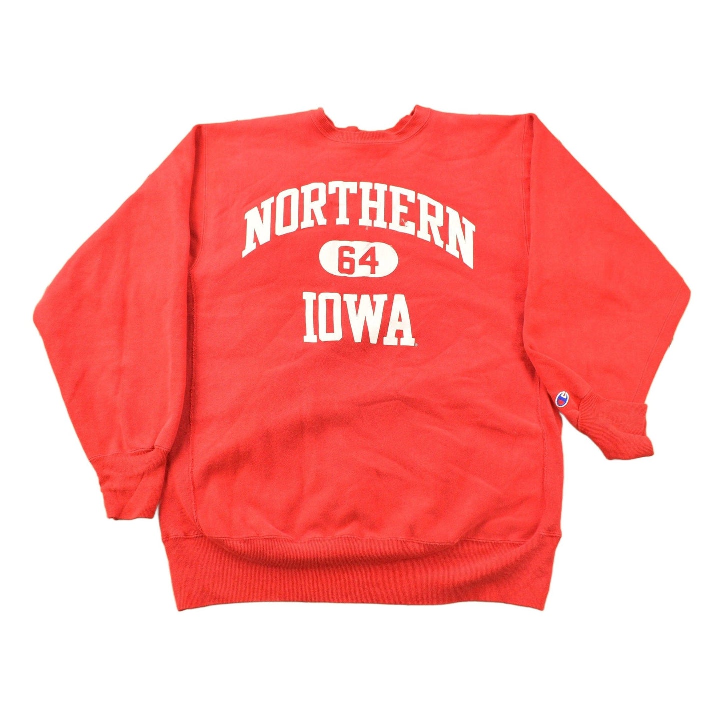 Vintage 1990s University of Northern Iowa Champion Reverse Weave Collegiate Crewneck Men's 3XL from propervintagecanada