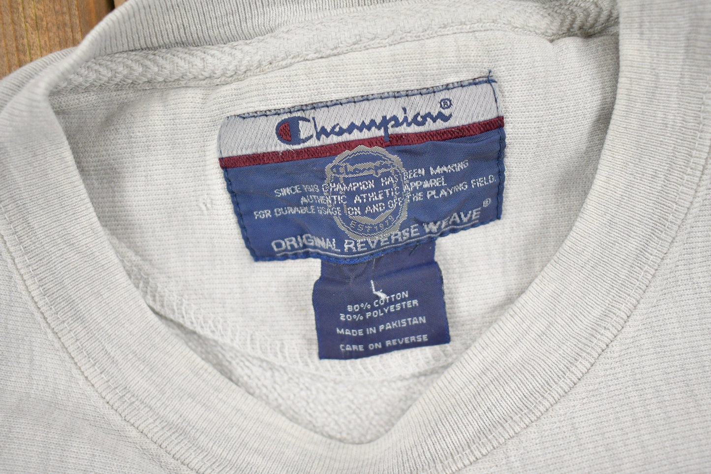 Vintage 1990s University of Northern Iowa Champion Reverse Weave Collegiate Crewneck Men's Large from propervintagecanada