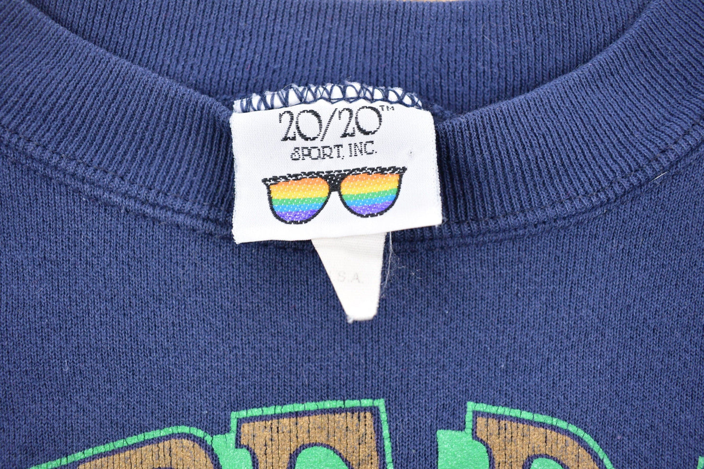Vintage 1990s University of Notre Dame Athletics Club Collegiate Crewneck Men's XL from propervintagecanada