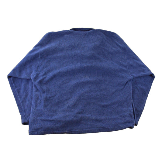 Vintage 1990s University Of Notre Dame Collegiate Fleece Quarter Zip Sweater Men's Large from propervintagecanada