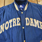 Vintage 1990s University of Notre Dame Collegiate Varsity Jacket from propervintagecanada