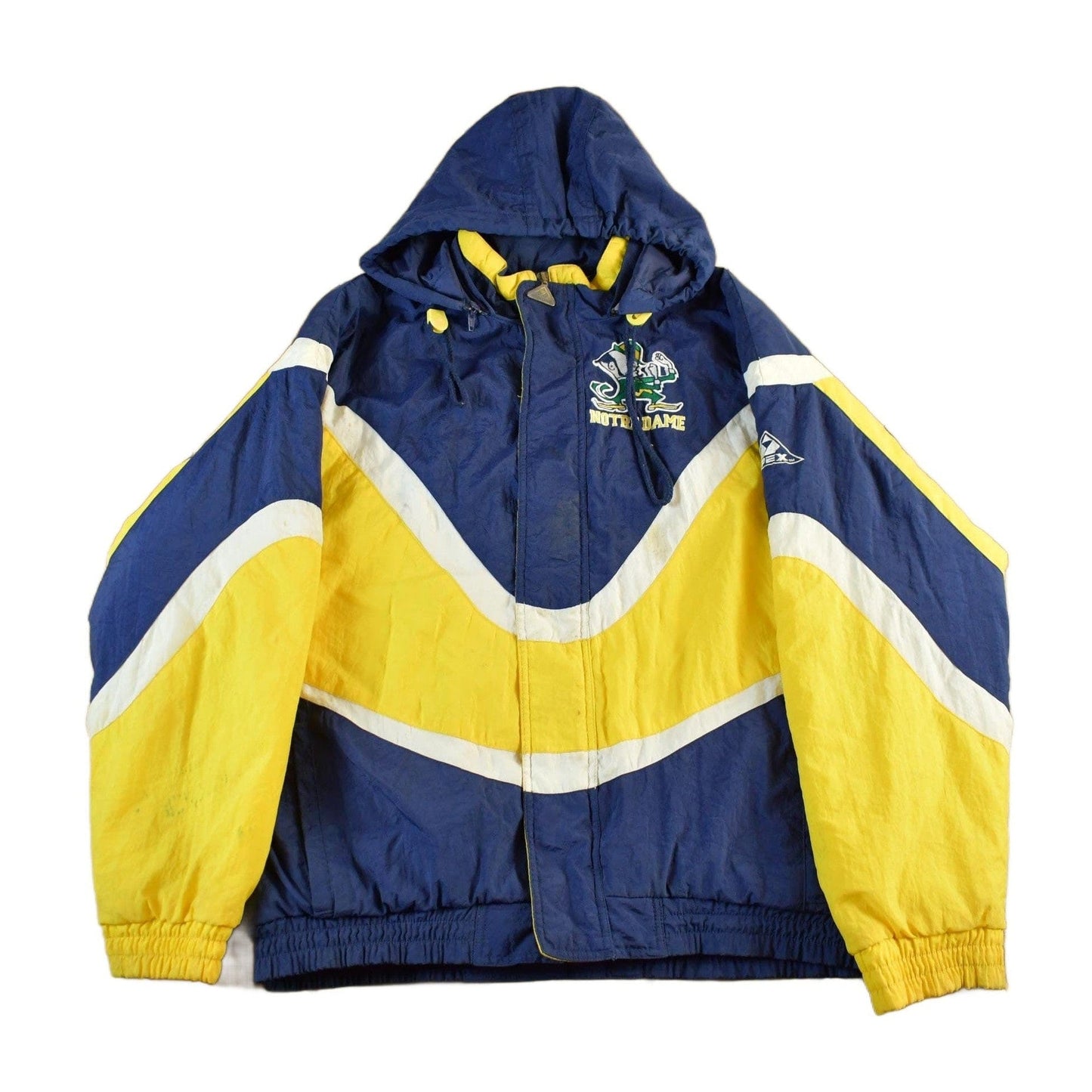 Vintage 1990s University of Notre Dame Fighting Irish Collegiate Jacket Men's M-L from propervintagecanada