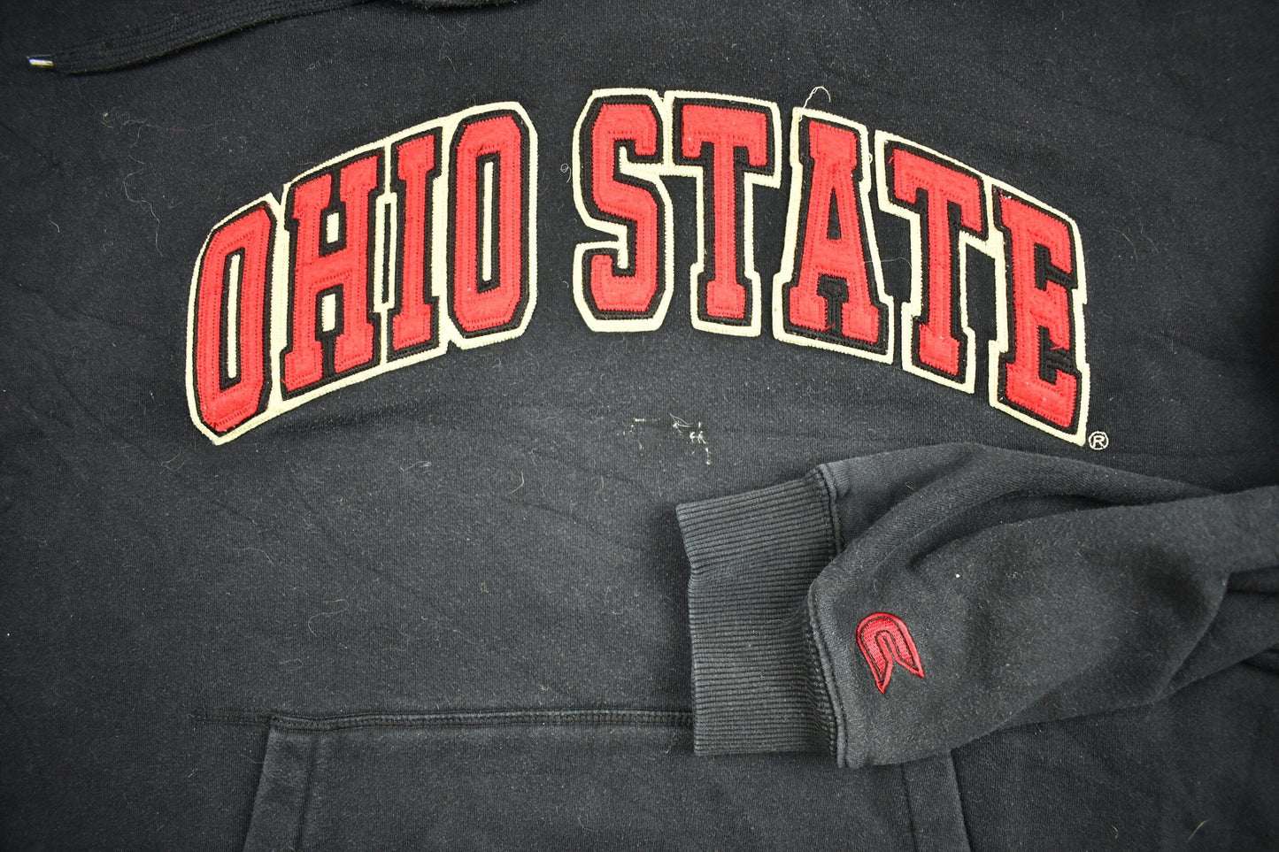 Vintage 1990s University of Ohio State Collegiate Hoodie Men's 2XL from propervintagecanada