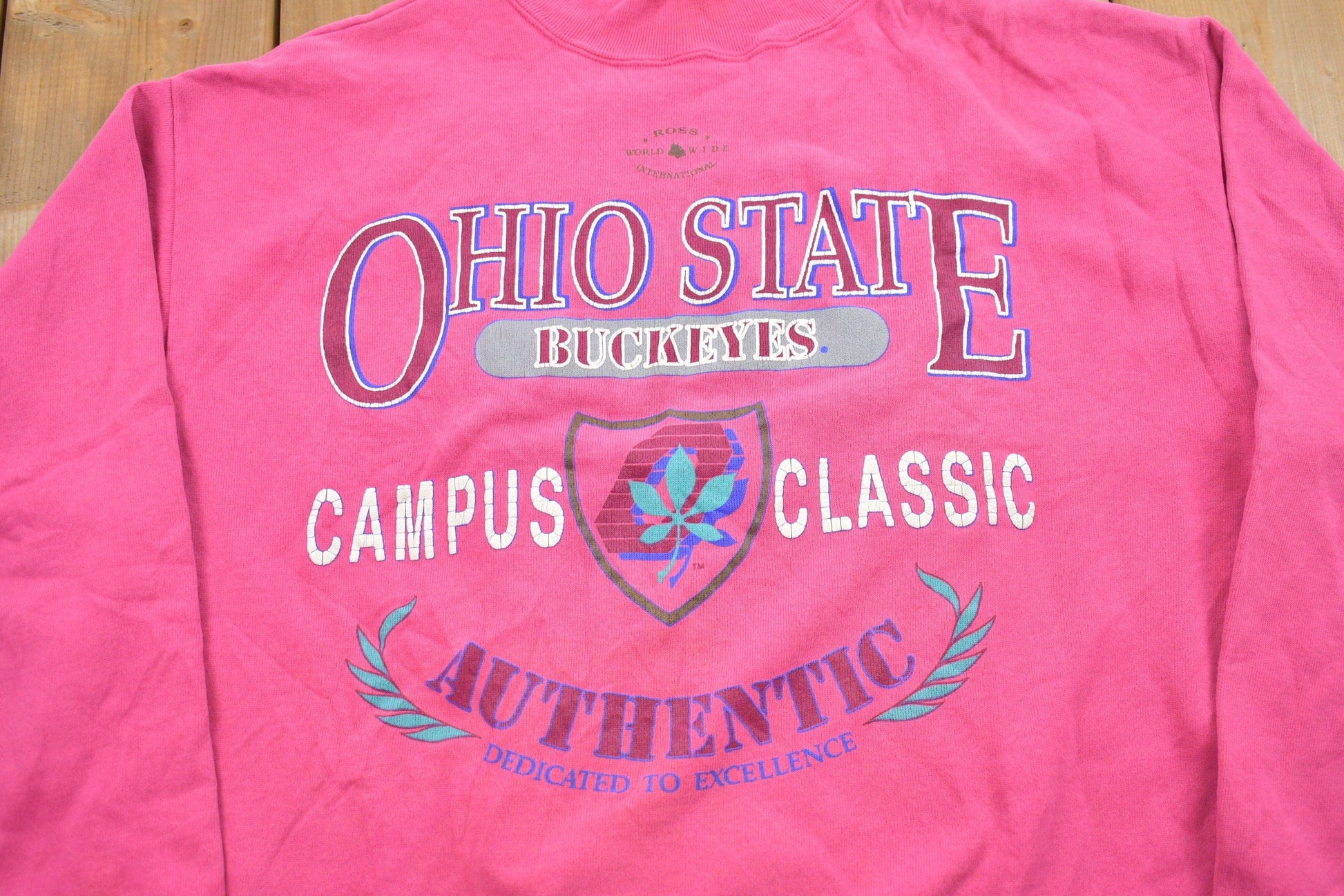 Vintage 1990s University Of Ohio State Collegiate Turtleneck Men's S from propervintagecanada