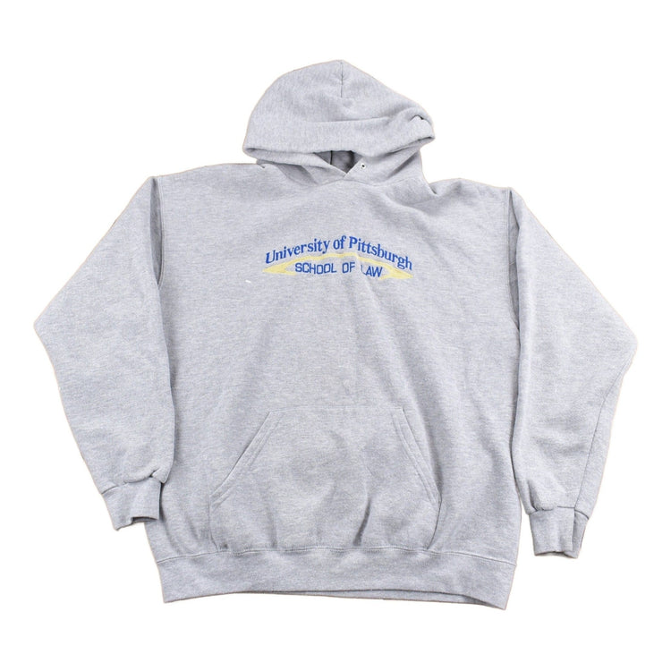 Vintage 1990s University Of Pittsburgh School Of Law Collegiate Hoodie Men's Medium from propervintagecanada