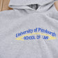 Vintage 1990s University Of Pittsburgh School Of Law Collegiate Hoodie Men's Medium from propervintagecanada