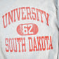 Vintage 1990s University of South Dakota Champion Reverse Weave Warmup Crewneck Sweatshirt Men's Large from propervintagecanada